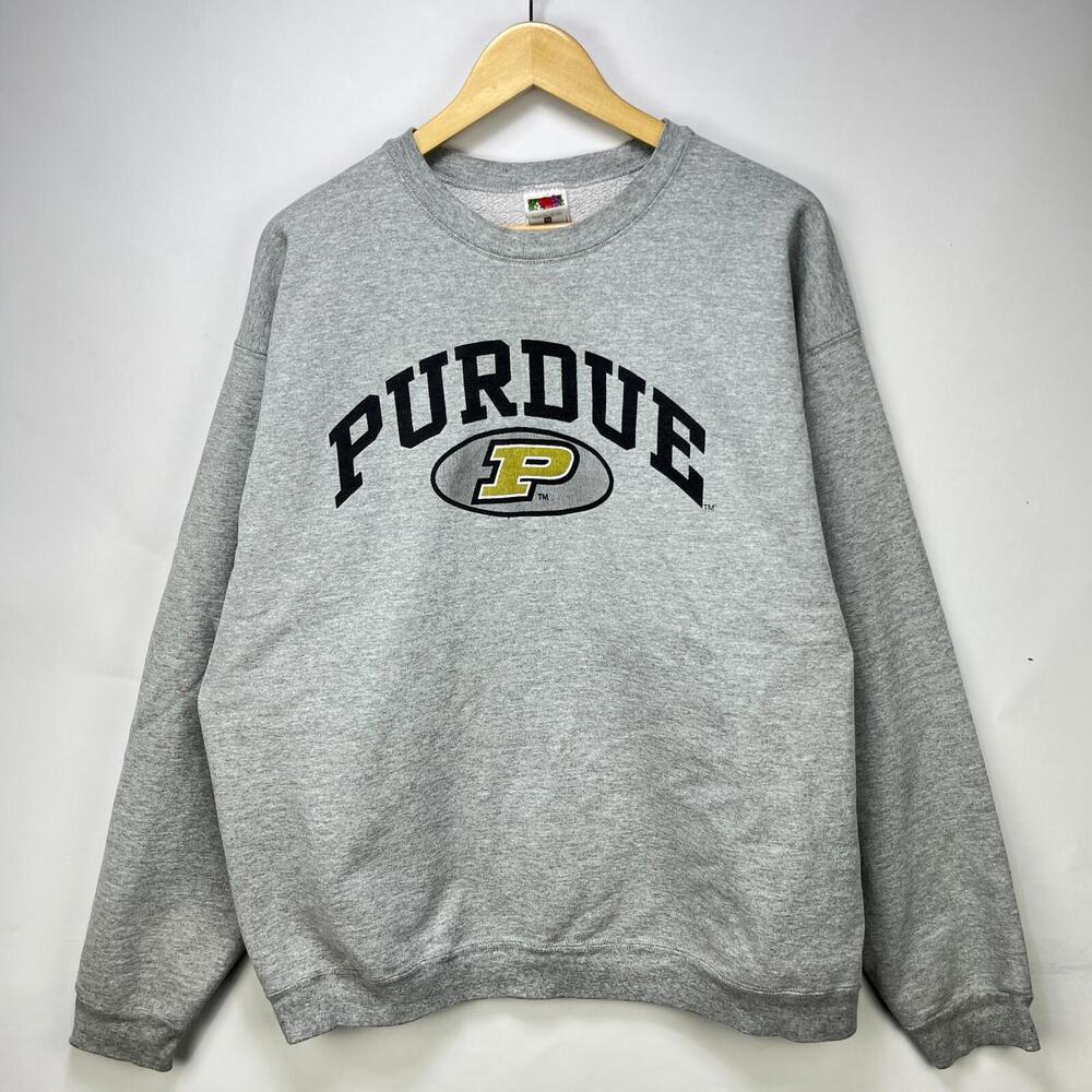 Vintage 90s Purdue University Sweatshirt XL Boilmakers